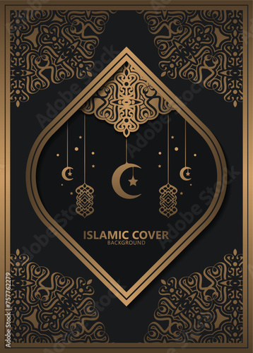 Luxury ramadan islamic ornament cover