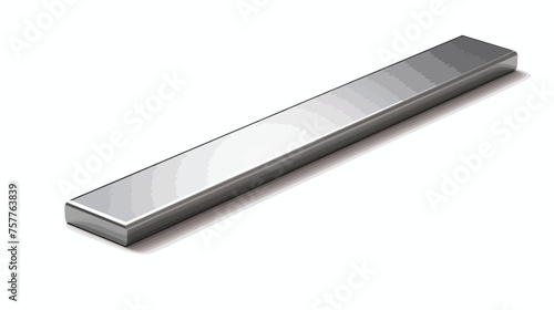 Steel angle bar isolated icon stainless steel equal