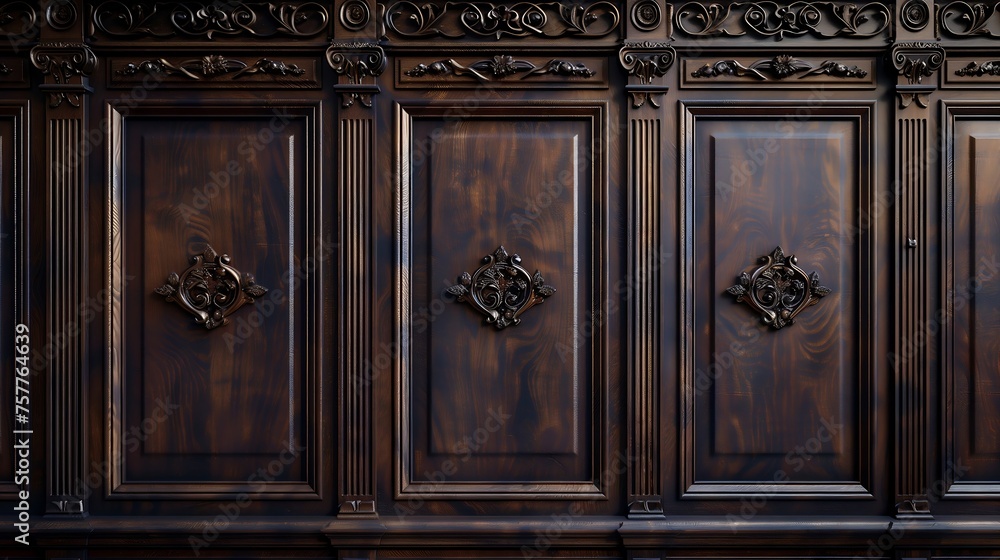 old wooden wall in a church old wooden wall in a church