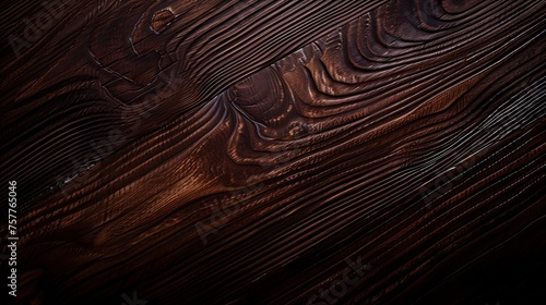 Deeply grained dark wood texture 