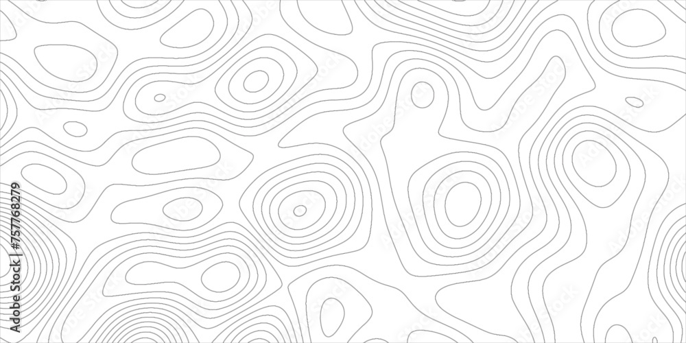 Topographic map background with geographic line map with elevation assignments.Modern design with White topographic wavy pattern design. Paper Texture Imitation of a Geographical map shades .	