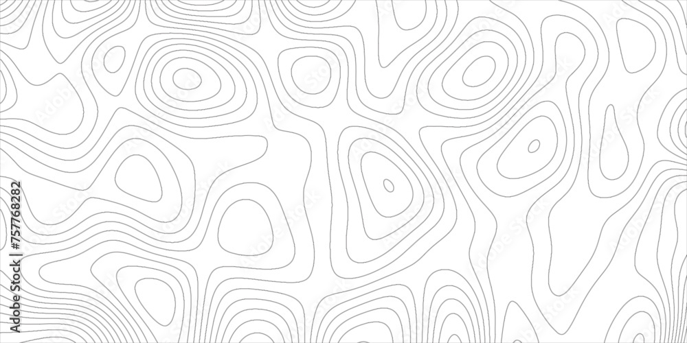 Topographic map background with geographic line map with elevation assignments.Modern design with White topographic wavy pattern design. Paper Texture Imitation of a Geographical map shades .	