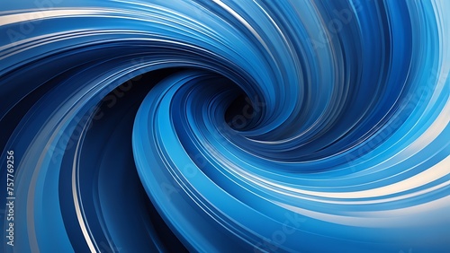 Swirling blue tones create a mesmerizing vortex of color, embodying movement and fluidity in digital art.