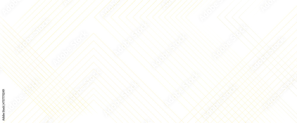 Vector gold geometric lines angles shapes in white and gold background.