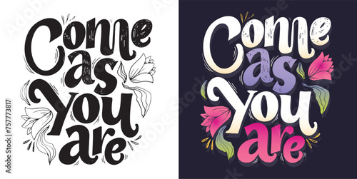 Funny hand drawn doodle lettering postcard quote. T-shirt design, mug pring, 100% vector image.