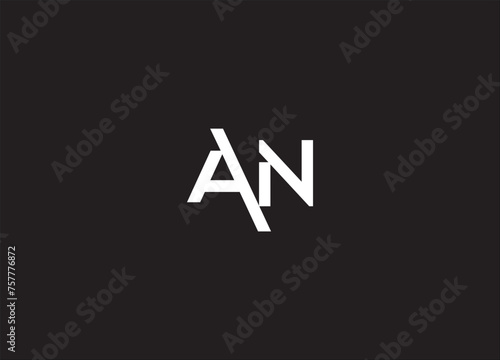 AN creative logo design and initial logo