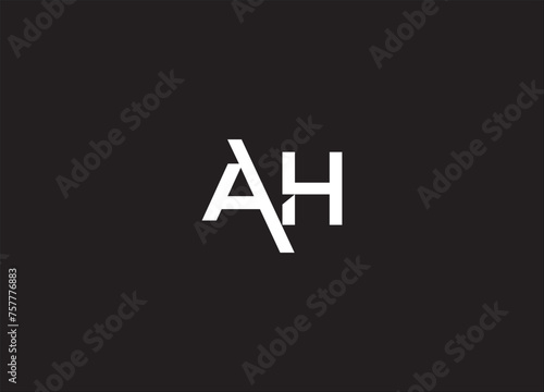 AH creative logo design and initial logo