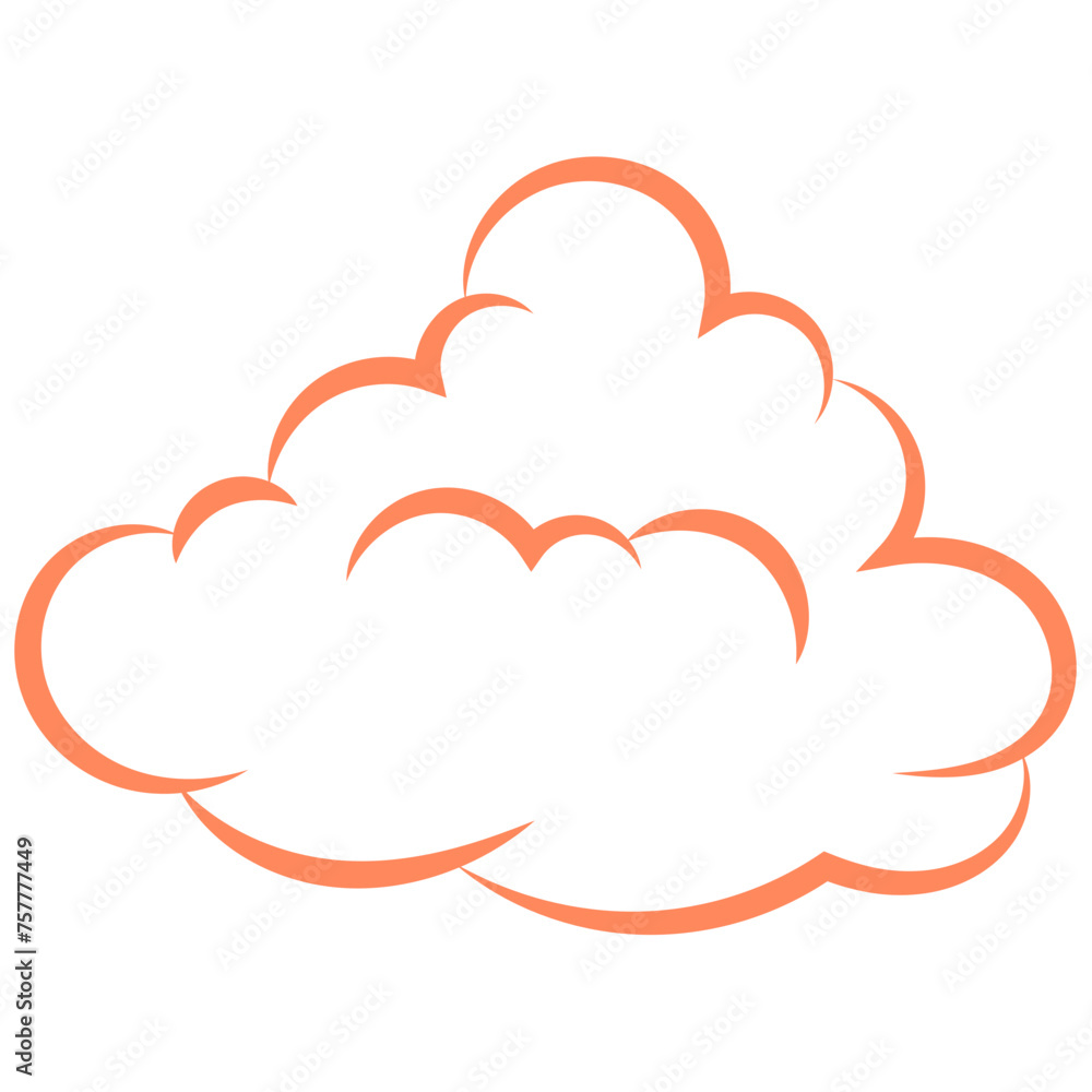 Minimalist Line Cloud Minimalist Line Cloud