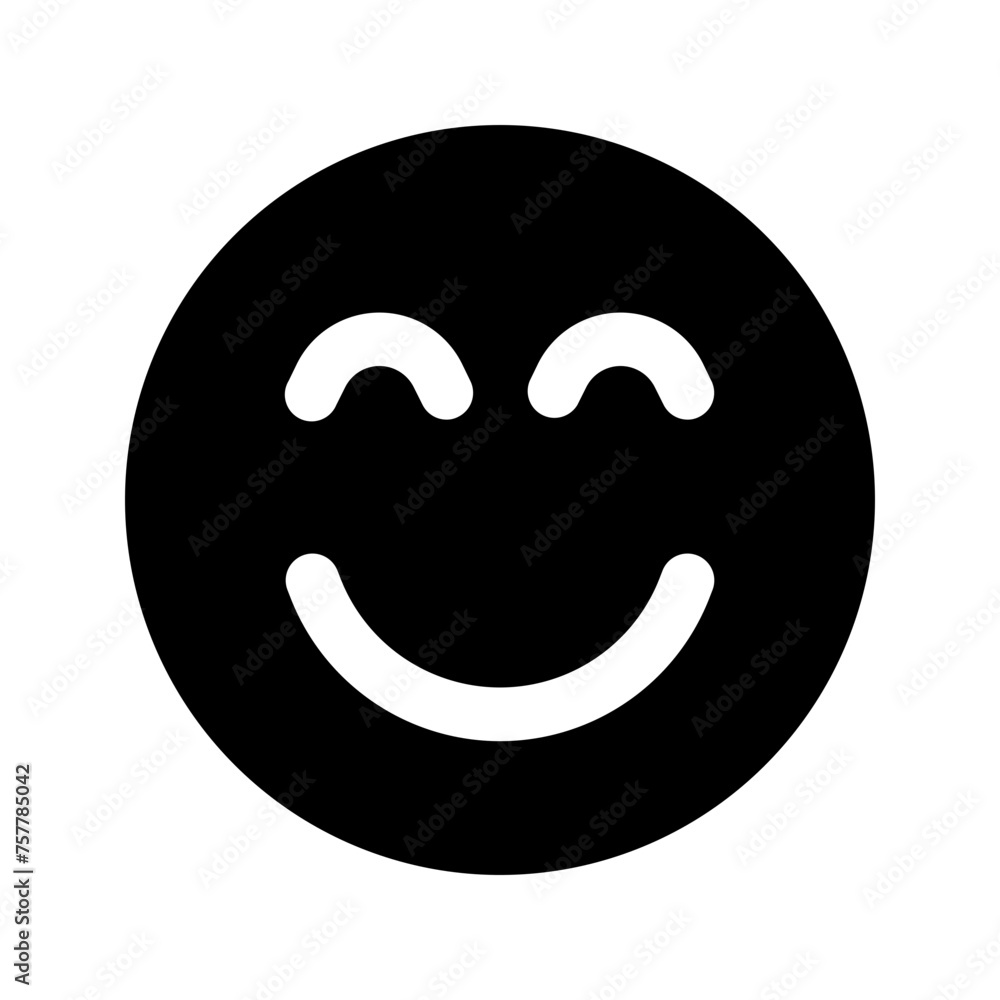 smile glyph icon smile glyph icon