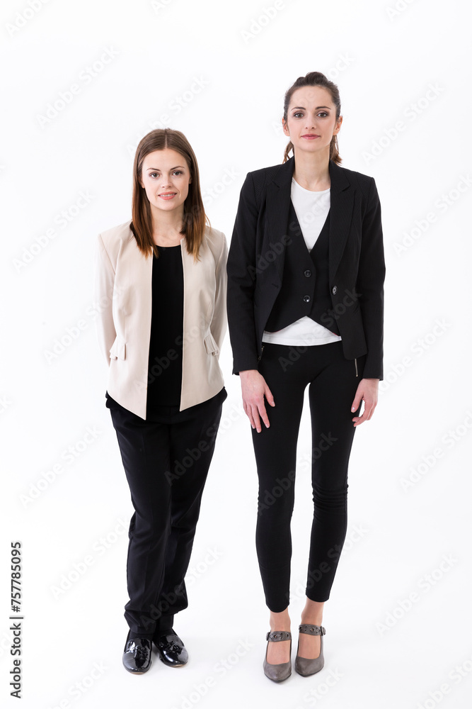 Portrait of two stylish Businesswomen. Portrait of two stylish Businesswomen.