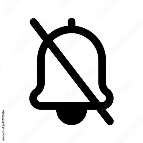 silent glyph icon