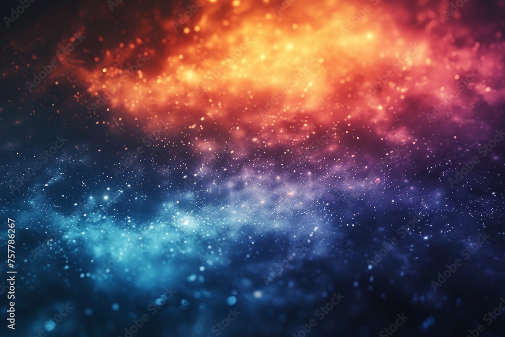 Fototapeta premium Colorful Space Filled With Stars and Dust