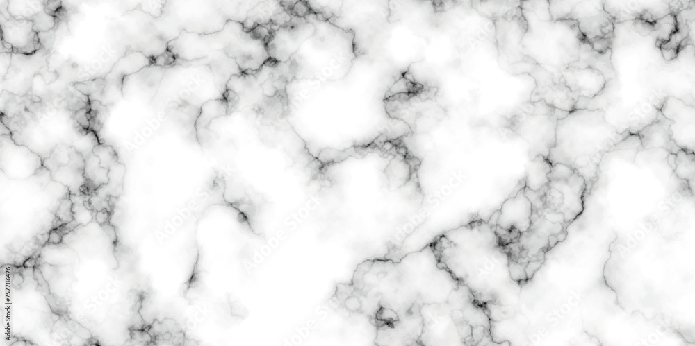 Fototapeta premium White marble texture Panoramic white background. marble stone texture for design. Natural stone Marble white background wall surface black pattern. White and black marble texture background.