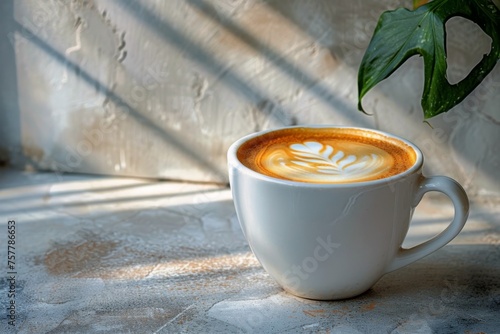 A Cup of Coffee on a Table