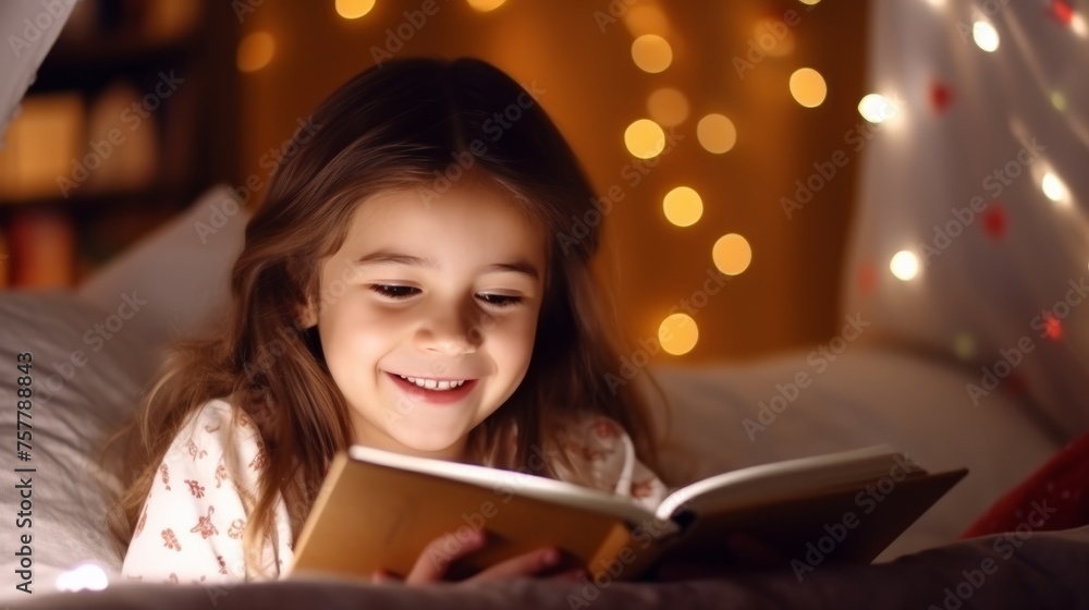 Happy children relax read book at home. Child and reading a story. learn development, childcare, laughing, education, storytelling, practice, reduce addiction mobile phone, love book Happy children relax read book at home. Child and reading a story. learn development, childcare, laughing, education, storytelling, practice, reduce addiction mobile phone, love book