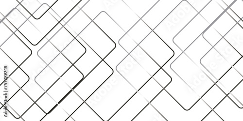 Abstract grey lines on white background with luxury shapes architecture plan. Modern pattern elegant gray line template background. Gradient diagonal trendy lines.