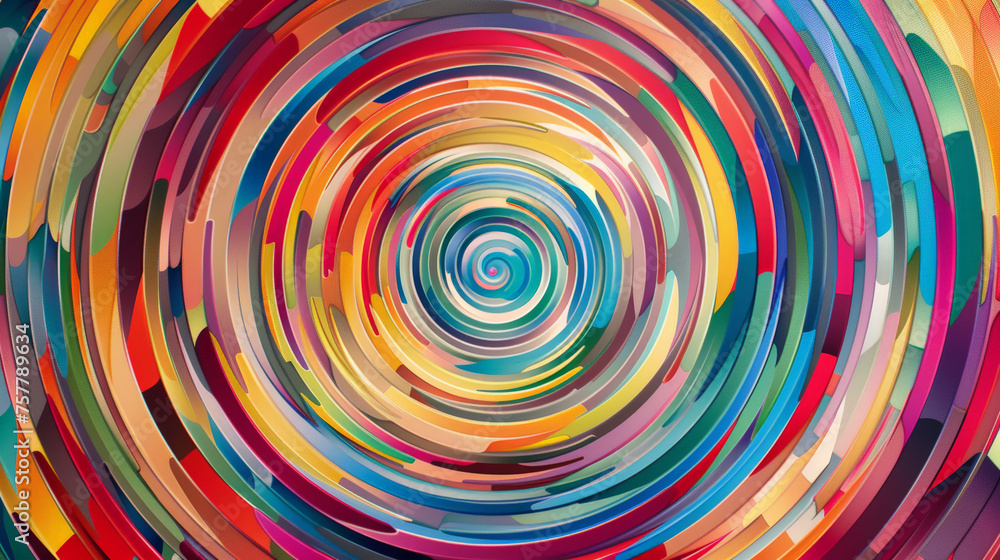 Radiant Ripples: Vivid Concentric Color Noise. Generative AI Radiant Ripples: Vivid Concentric Color Noise. Generative AI