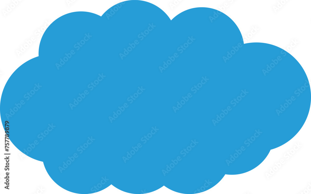 Trendy think bubble in flat style. Think bubble isolated on white background. Cloud line icon Vector. Trendy think bubble in flat style. Think bubble isolated on white background. Cloud line icon Vector.