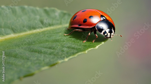 ladybug on a leaf