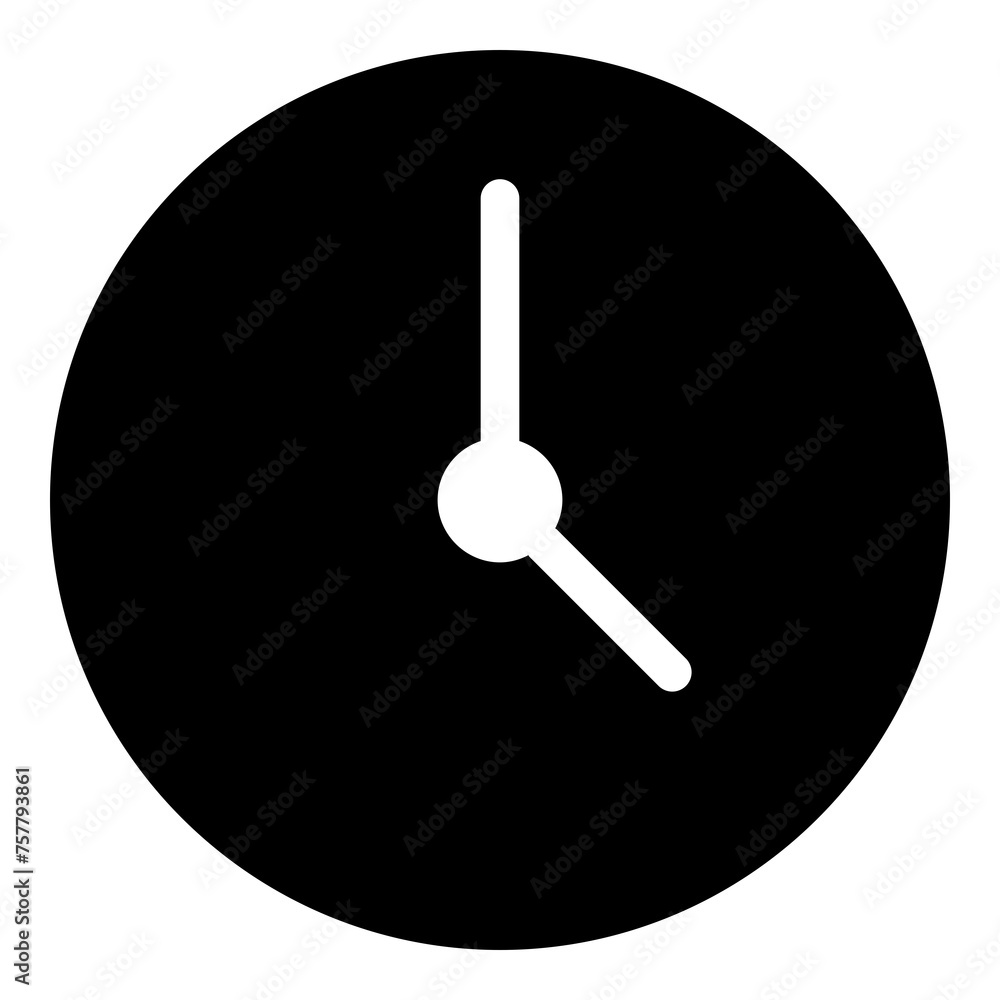 Clock icon for time, deadline and scheduling Clock icon for time, deadline and scheduling