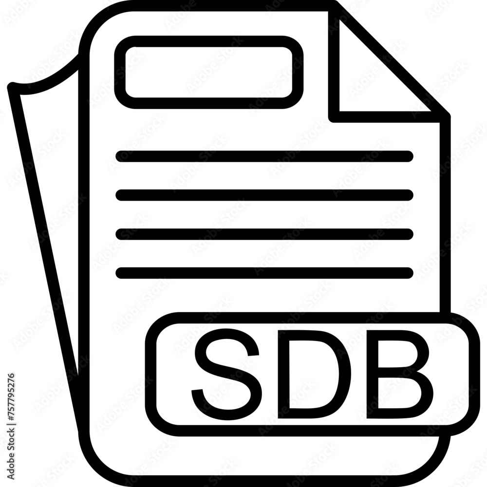 SDB File Format Icon SDB File Format Icon