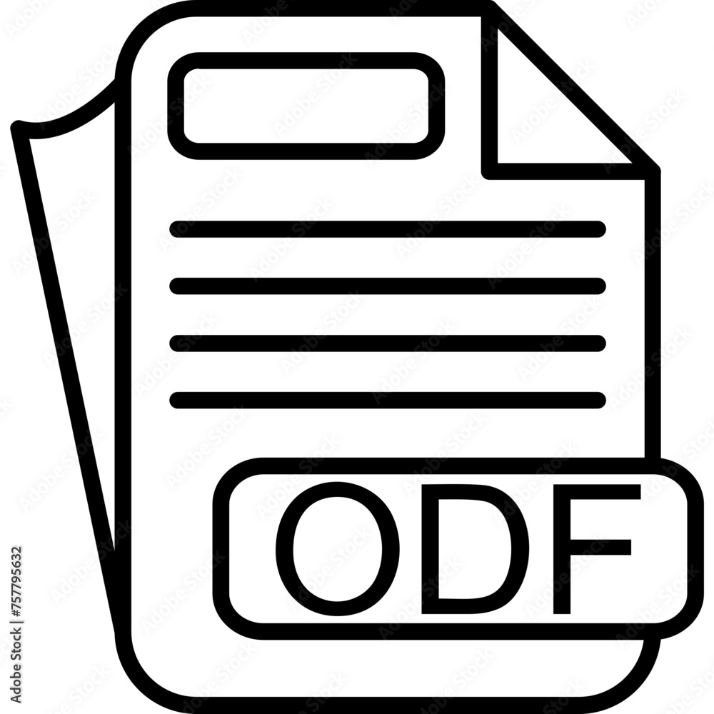 ODF File Format Icon ODF File Format Icon