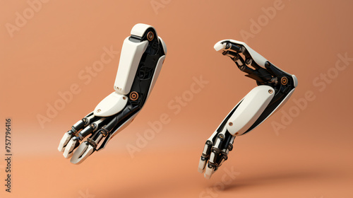 Robotic prosthetic limbs and exoskeletons solid color