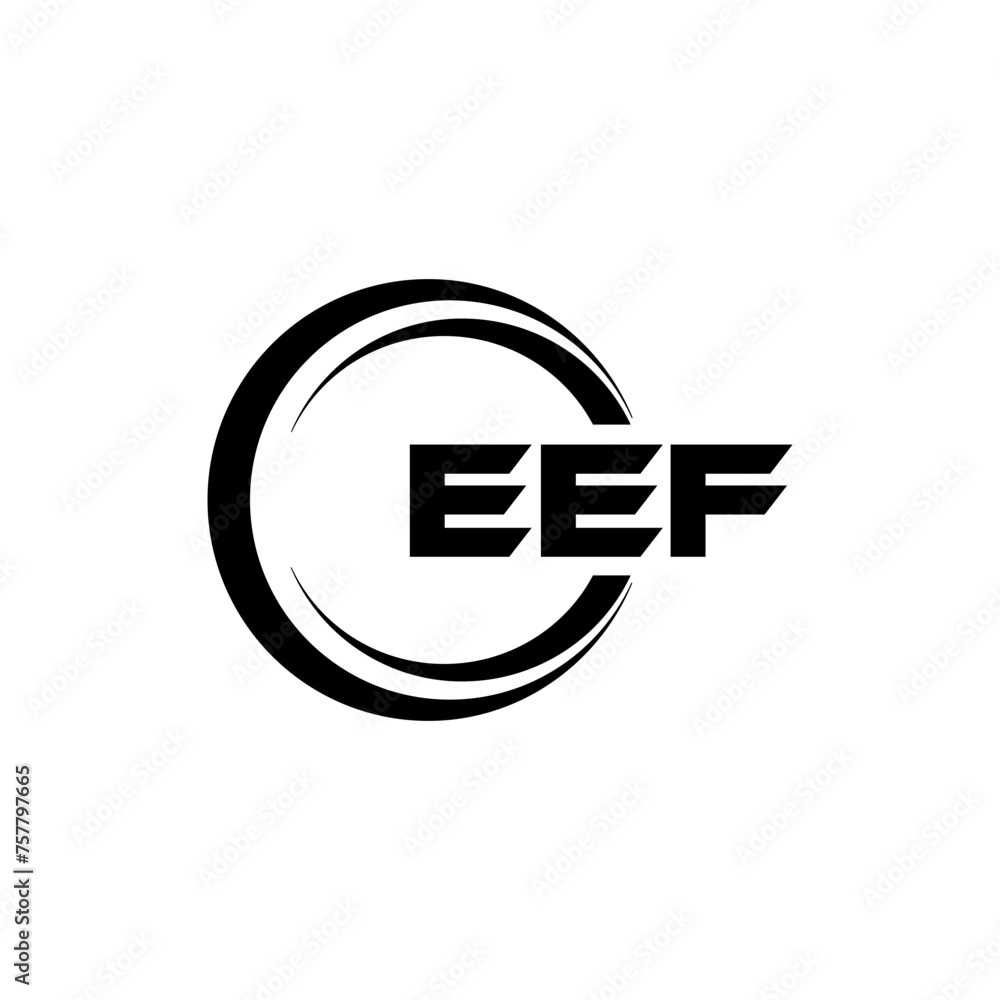 EEF letter logo design in illustration. Vector logo, calligraphy designs for logo, Poster, Invitation, etc. EEF letter logo design in illustration. Vector logo, calligraphy designs for logo, Poster, Invitation, etc.