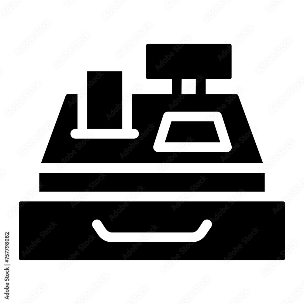 cashier Solid icon cashier Solid icon