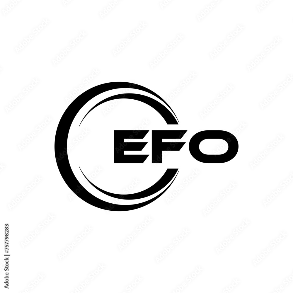EFO letter logo design in illustration. Vector logo, calligraphy designs for logo, Poster, Invitation, etc. EFO letter logo design in illustration. Vector logo, calligraphy designs for logo, Poster, Invitation, etc.
