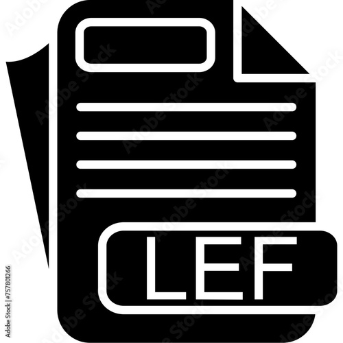 LEF File Format Icon