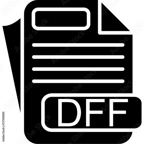 DFF File Format Icon photo