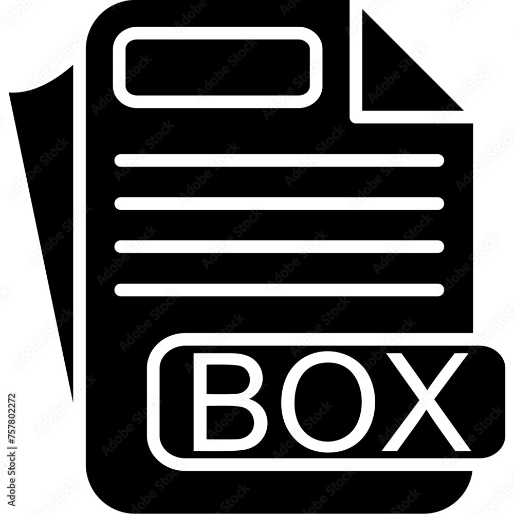 BOX File Format Icon BOX File Format Icon