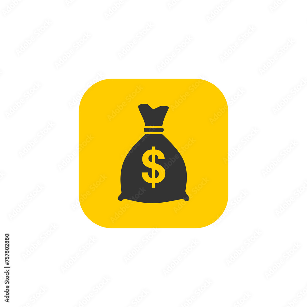 Money Bag, Money Bag icon isolated on transparent background Money Bag, Money Bag icon isolated on transparent background