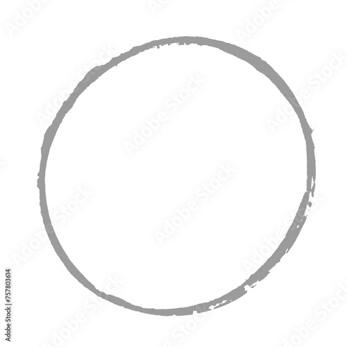 Handgemalter Kreis Hintergrund mit grauer Farbe
