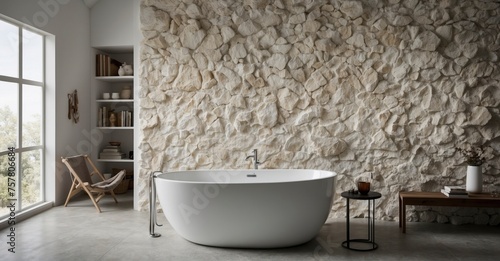 Original name s   Elegant grunge vibes Rough rock wall texture enhances the appeal of the white stone background