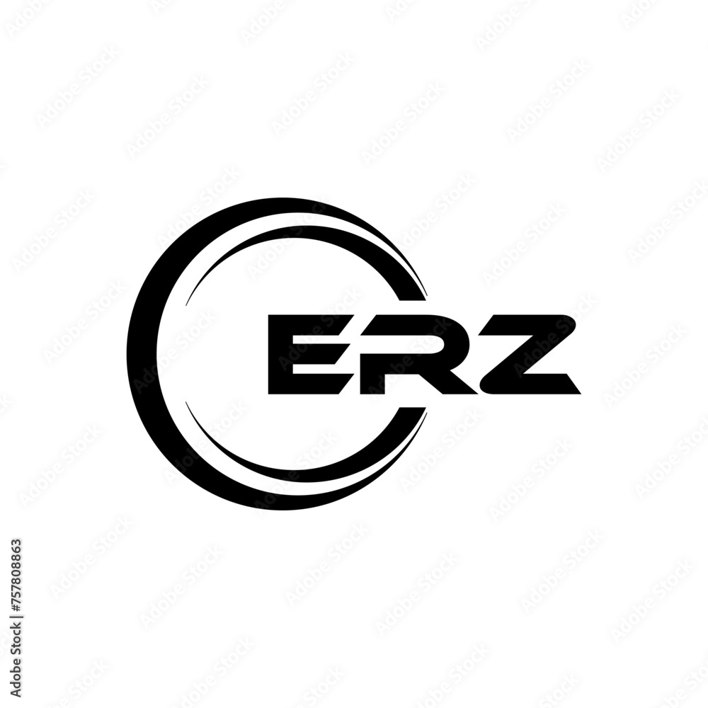 ERZ letter logo design in illustration. Vector logo, calligraphy designs for logo, Poster, Invitation, etc. ERZ letter logo design in illustration. Vector logo, calligraphy designs for logo, Poster, Invitation, etc.
