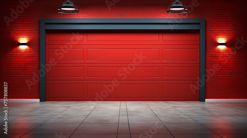 Smart garage door openers for remote access solid color photo