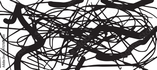 barbed wire isolated on black black lines  shameless pattern background and texture 