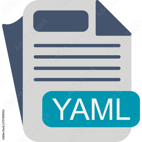 YAML File Format Icon photo