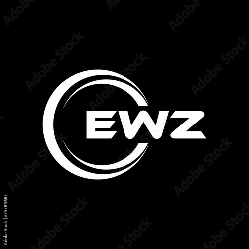 EWZ Letter Logo Design, Inspiration for a Unique Identity. Modern Elegance and Creative Design. Watermark Your Success with the Striking this Logo. photo