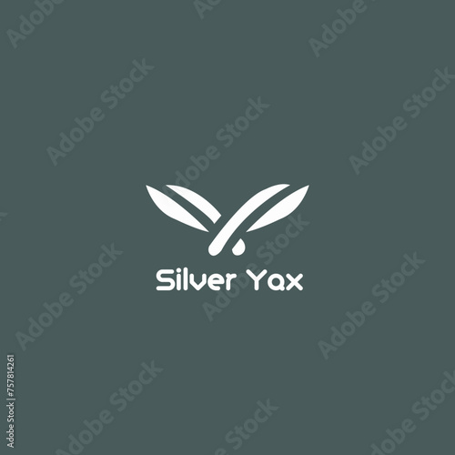 Silver Yax 01, logo design, minimalist logo, unique logo, logo maker, creative logo, brand identity