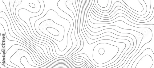 Topographic map background geographic line map pattern .panorama view black color wave curve lines .geographic mountain relief abstract grid .the concept map of a conditional geography map .