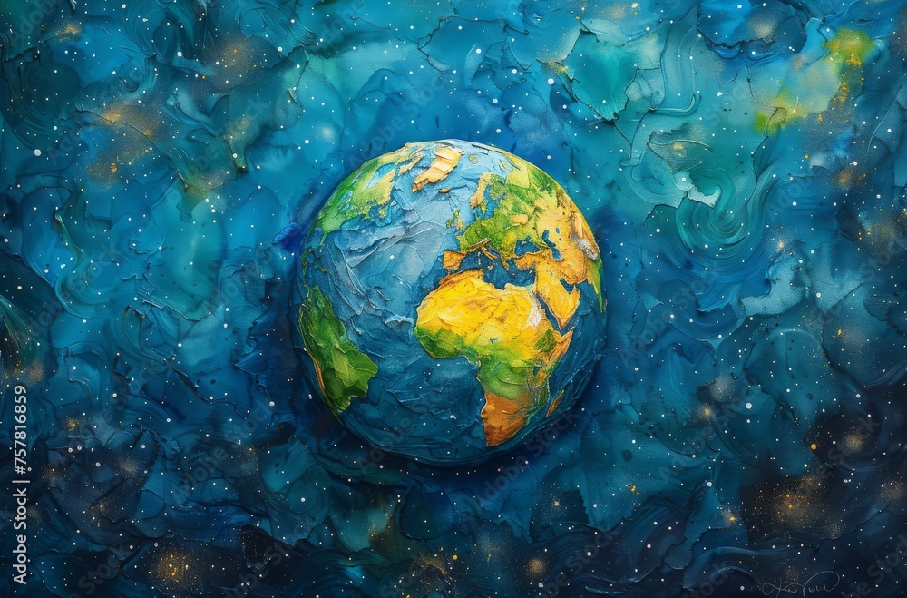 planet earth with colorful elements. high quality illustration. planet earth with colorful elements. high quality illustration.