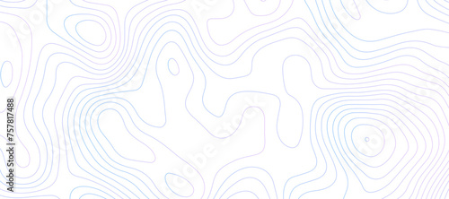 Topographic map background geographic line map pattern .panorama view gradient wave curve lines .geographic mountain relief abstract grid .the concept map of a conditional geography map .