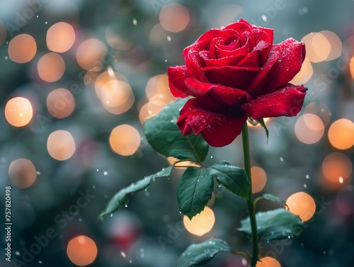 Red Rose Greeting Card