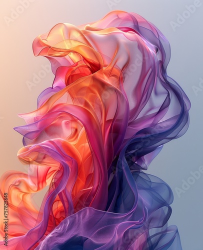 abstract background with spiral and fractal pattern.