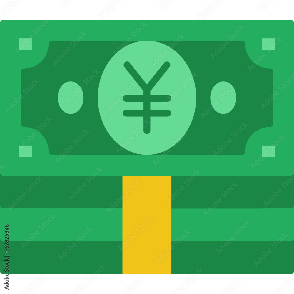 Obraz premium Yen Icon