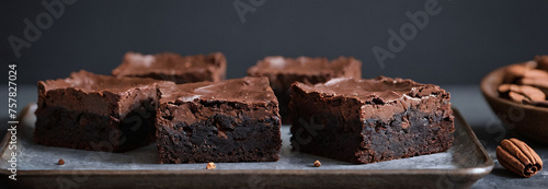 brownie in plate, wide cover image