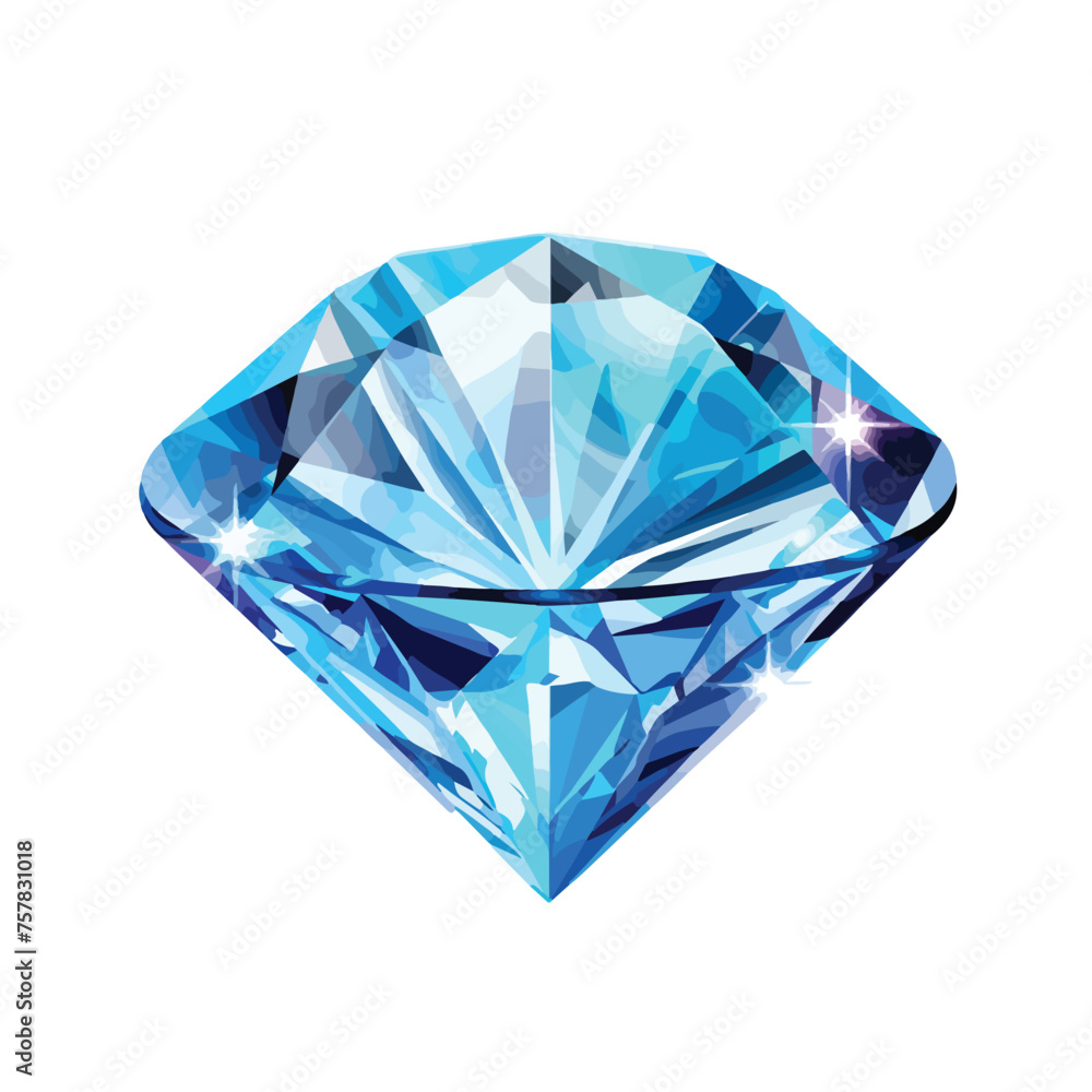 Sparkling Diamond Clipart Clipart isolated on white